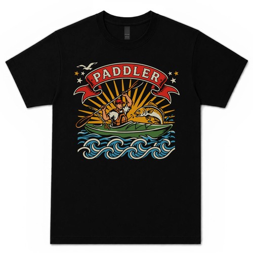 Paddler shirt kayak - t-shirt,