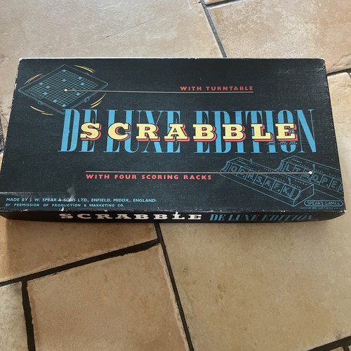 Vintage scrabble deluxe - scrabble,