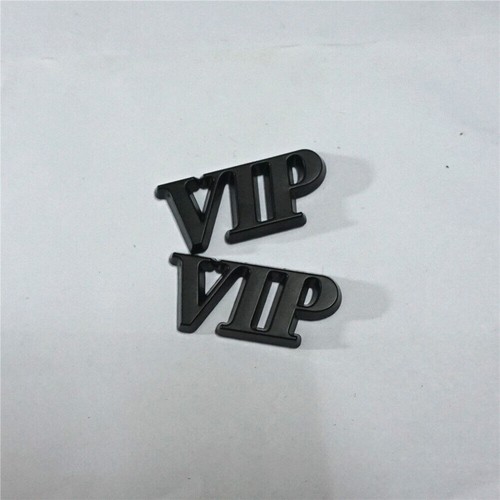 Matte black vip - black, decal
