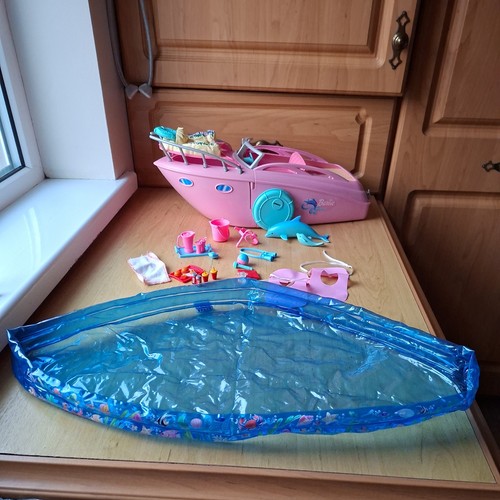 Vintage barbie pool party - party, boat