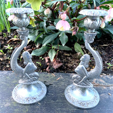 Vintage metal candlestick