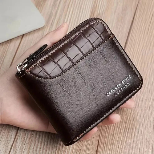 Mens wallet with zipper - wallet,