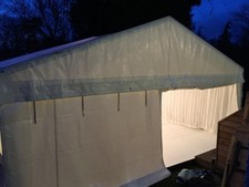  MARQUEE 25X6 METRES CLEAR SPAN COMMECIA L TENT  HEAVY DUTY  