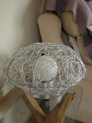 Large unusual table lamp