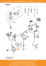 SUZUKI Horn Assy, 38500-38G00