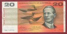 Australian paper banknote - paper,
