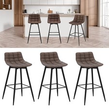 2/4X Breakfast Bar Stools Faux