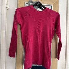 BNWOT Ladies Hot Pink Ski Stretch Base Layer By Crivit Sports. Sz M