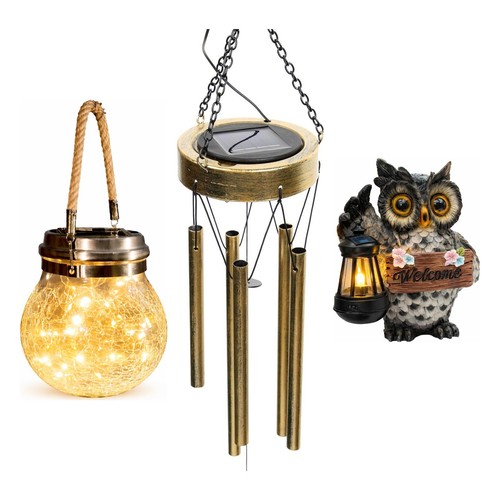 Solar garden lights set 3 - solar, of
