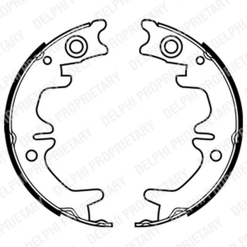 Delphi ls1974 brake - brake, set