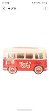 Good Vibes Red Camper Van Shaped Tin with 320 Grams Shortbread Biscuits 11.5 CM