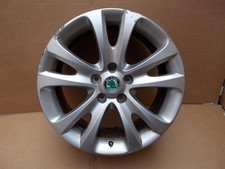 SKODA SUPERB 17in Original Alloy Wheel 7.5Jx17 Skoda Part 3T0601025D