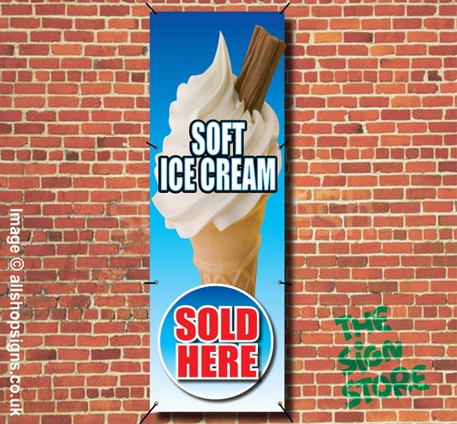 Soft scoop ice cream - soft, here