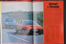 CC 1982 extracted magazine article: FERRARI 308 GT4 vs PORSCHE 911 driven
