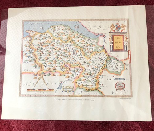 Saxton map denbighshire - saxton’s,