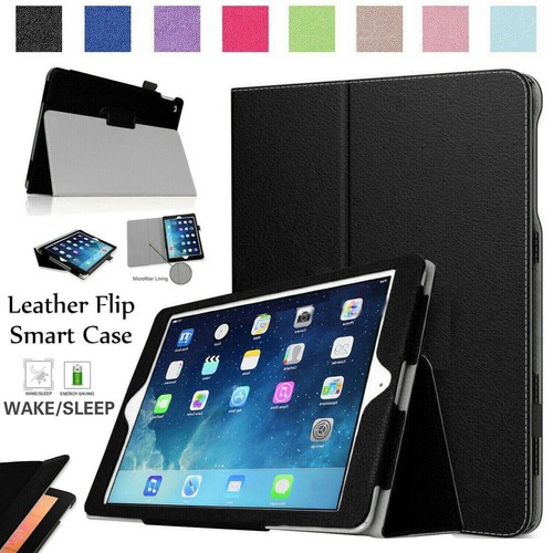 Leather flip smart stand case - leather,