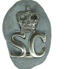 Obsolete Vintage Special Constabulary Police Collar Badge