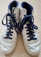 Diadora vintage white blue - diadora, white/blue