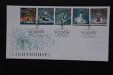 1998 Lighthouses FDC The Original Eddystone Plymouth SHS Unsealed + Insert Card