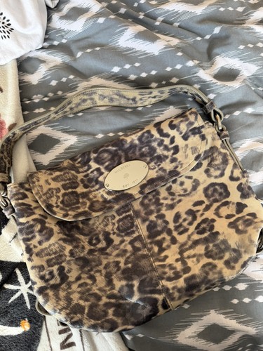 Mulberry leopard print leather - leopard,