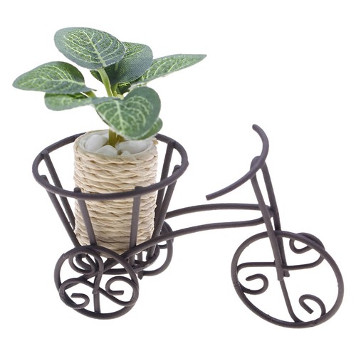 Tricycle planter shelf - planter, bike