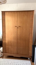  Alfred Cox for Heals Large Walnut Double Wardrobe Vintage Mid Century