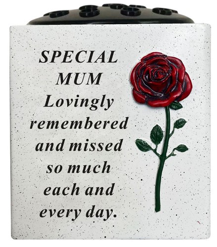 Memorial flower vase rose bowl - memorial,