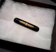 Antique Brooch, French jet
