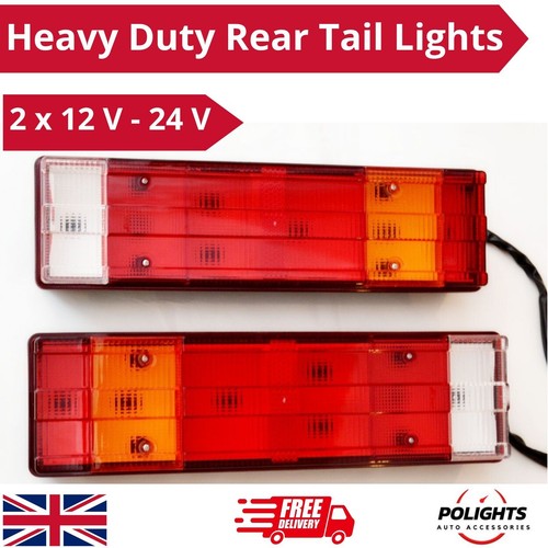 Heavy duty rear - 2x, lights