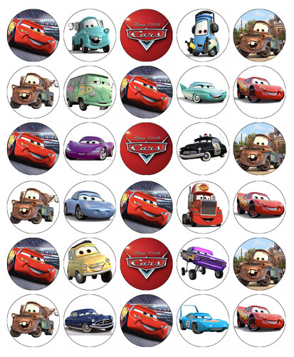 Disney cars cupcake - disney,