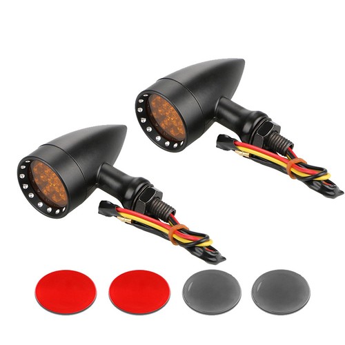 Black led bullet running - 2x,