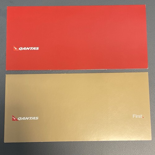 Qantas ticket jacket economy - ticket, &