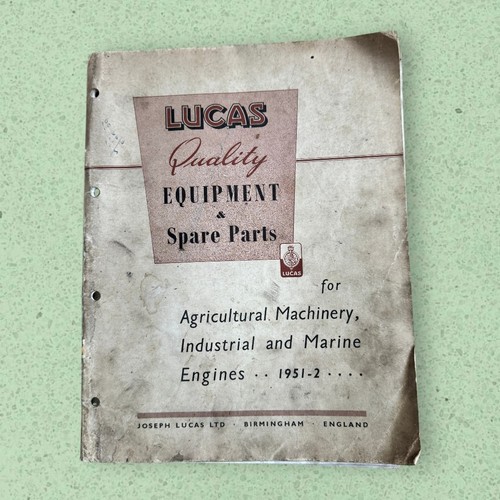 Vintage lucas agricultural - vintage,