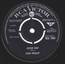 Elvis Presley Guitar Man 7"