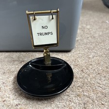 Vintage WADE Bridge Trump Suit Marker;  with Hard Plastic Markers pin dish  