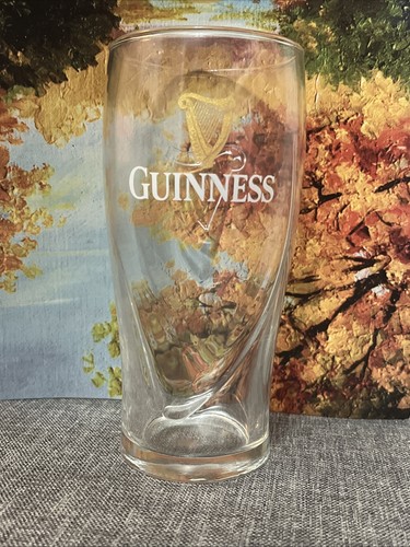 Guinness harp pint glass - harp, glass-read