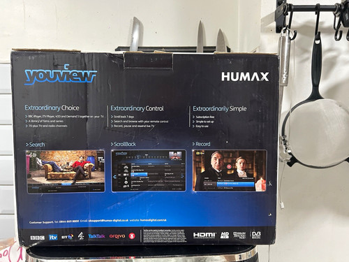 Humax youview dtr t1000 - humax, 500gb