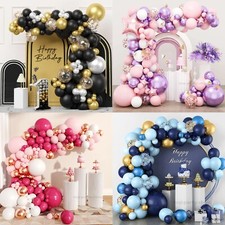 Balloon Arch Kit +Balloons Garland Birthday Wedding Party Baby Shower Decor UK
