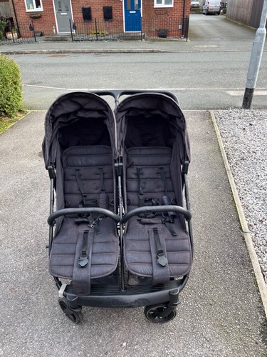 Double buggy pushchair used - double,