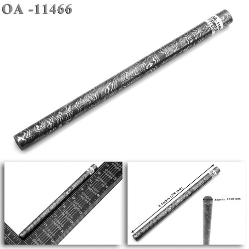 Damascus steel rod jewellery - steel, /