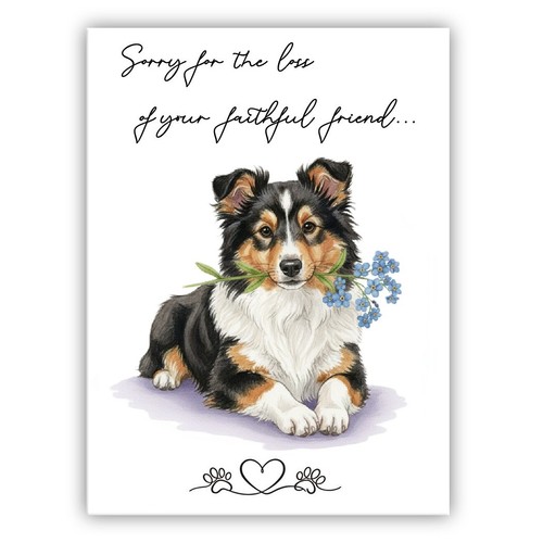 Shetland sheepdog sympathy - shetland,