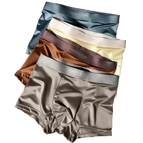 4pcs men ice - men's, underwear