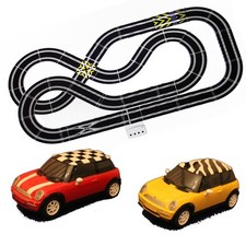 Extended DIGITAL Scalextric set (unboxed): 2 x DIGITAL Mini Coopers