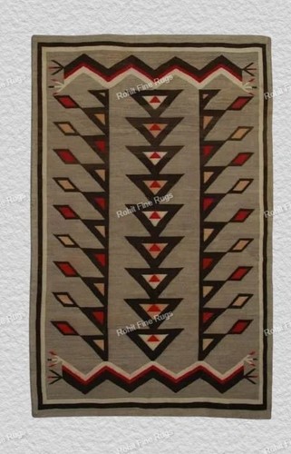 5x8 handwoven wool navajo - ft,