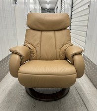 Himolla Cosyform Leather Recline & Swivel Armchair With Integrated Footrest 2020