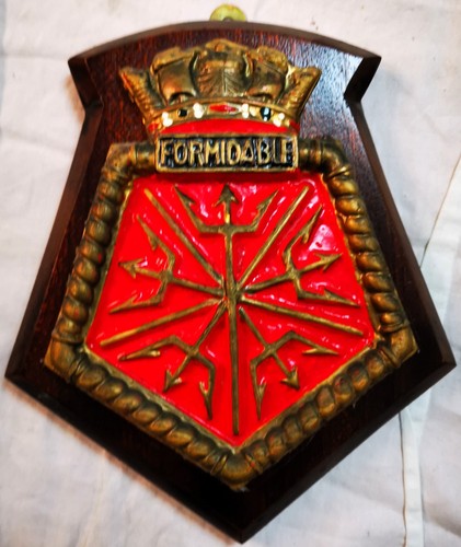 Hms formidable ship crest - hms,