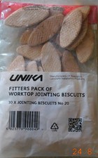 UNIKA FITTERS PACK OF WORKTOP JOINTING BISCUITS 30x #20