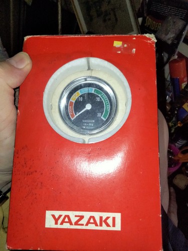Vintage yazaki vacuum gauge - vintage,