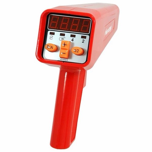Engine timing light with - timing,