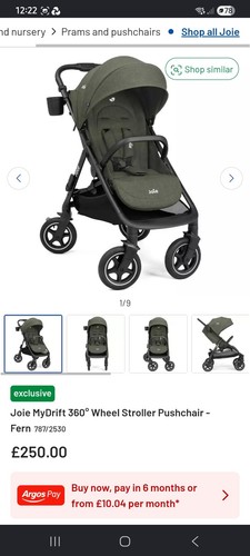 Joie mydrift 360 stroller - 360,